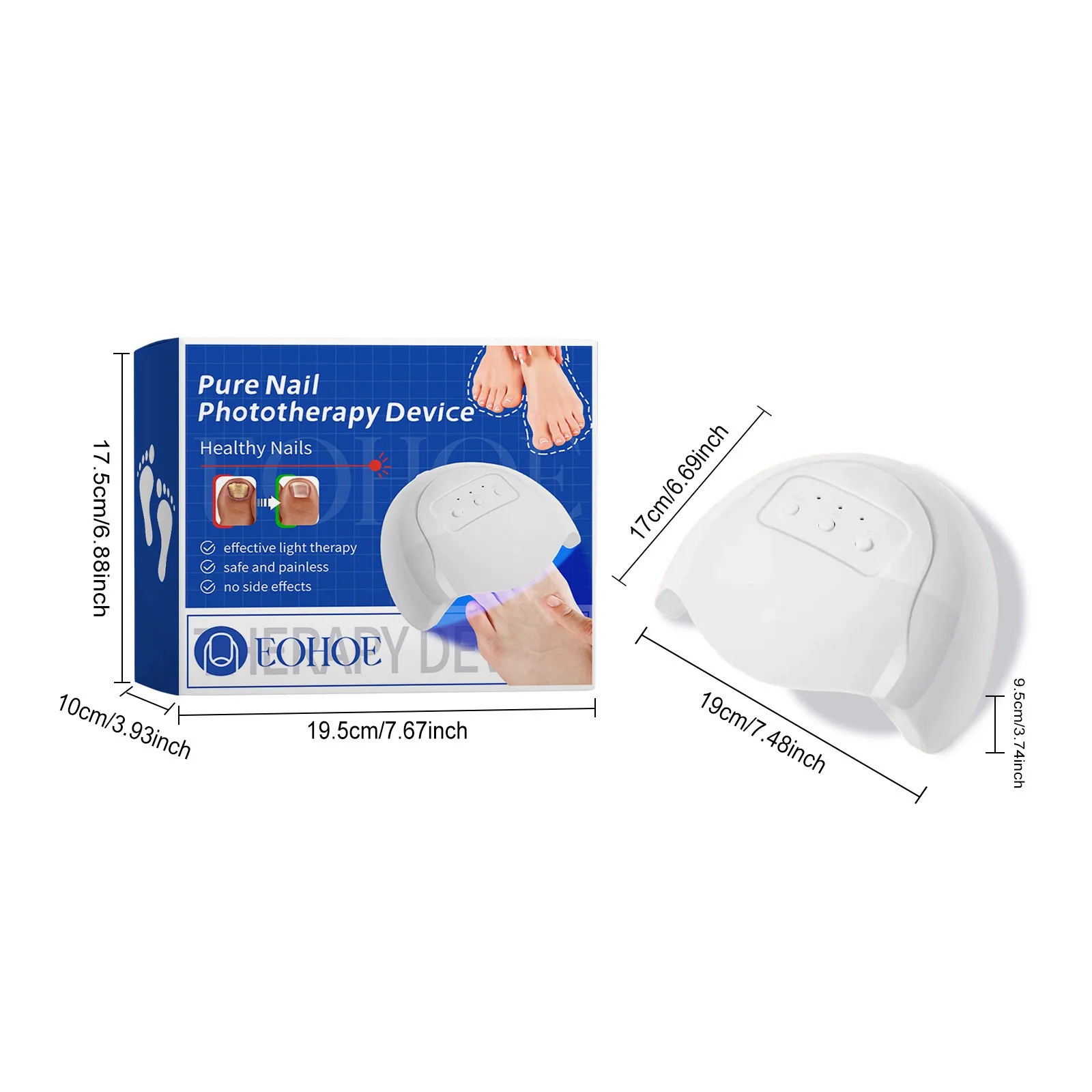 Fungal Nail Laser Device Repair Fast Nails Fungus Onychomycosis Repair Toenail Fingernail Removes Nail Fungus Foot Care Device nail fungus repair device