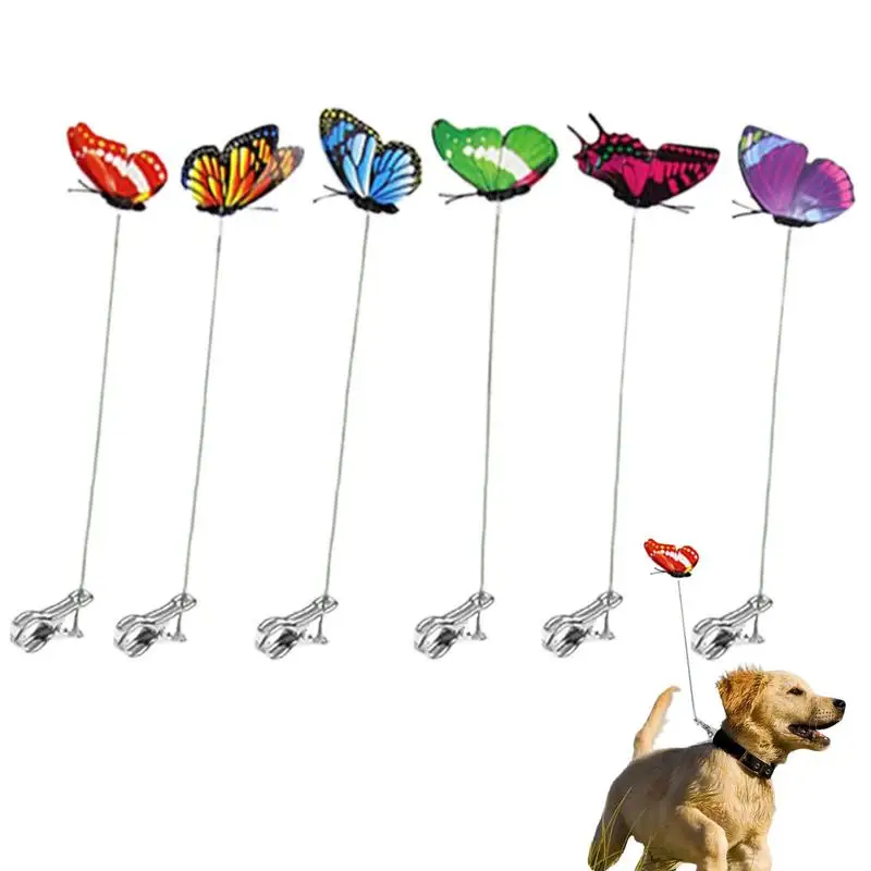 

Colorful Butterflies Garden Stick Planter Artificial Whimsical Butterfly Stake Adhesive Butterfly Stakes For Garden Decoration