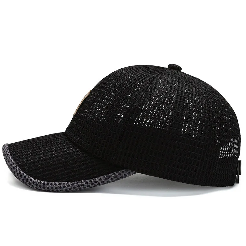 Summer Men's Mesh Baseball Cap Adjustable Breathable Caps Quick Dry Running  Riding Fishing Tennis Golf Hat Outdoor Sports Hats - AliExpress