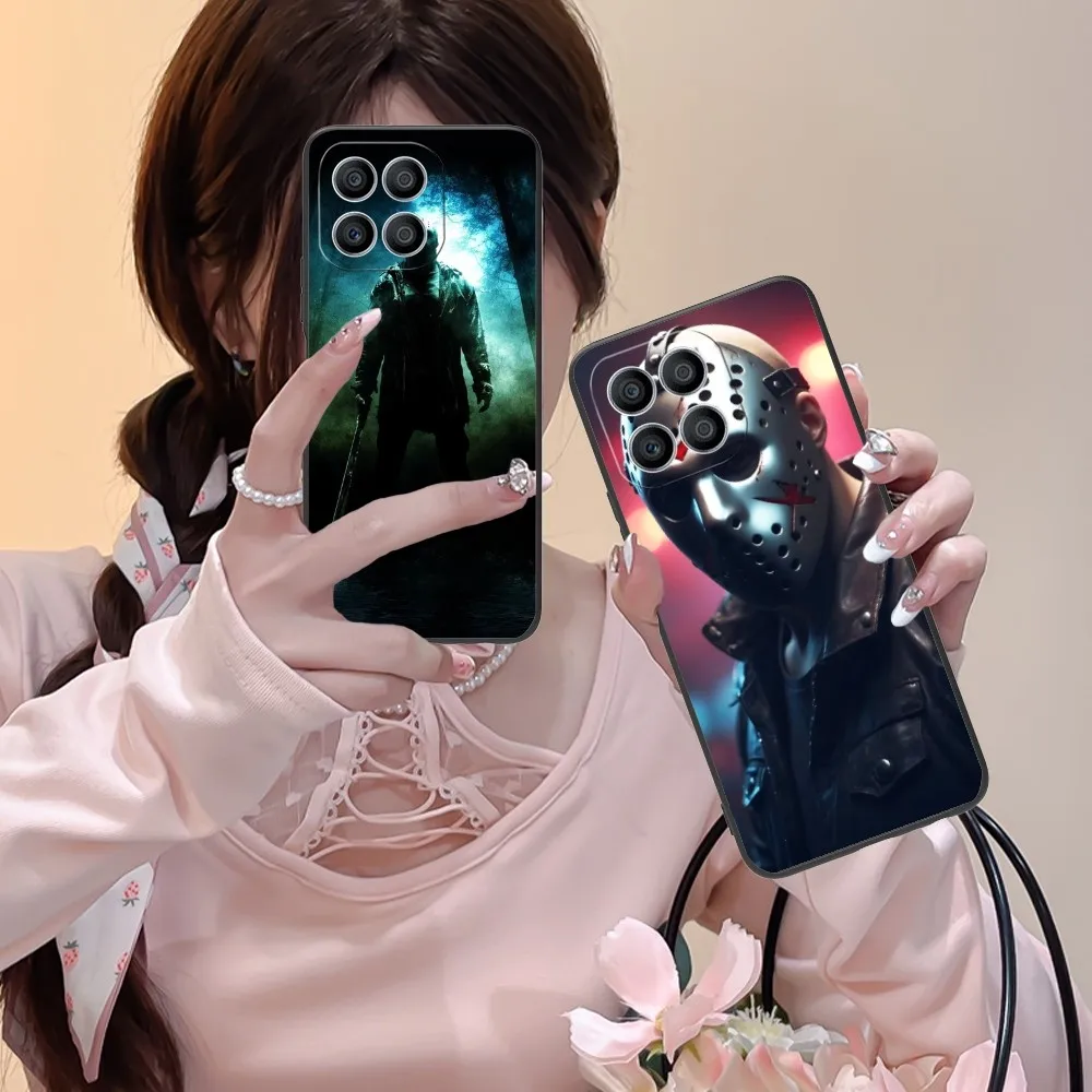 Friday 13Th Jason Mobile Cell Phone Case For Huawei Honor 90 80 70 60 50 30 20 10 9 8 7 Pro C S Se Lite 5G Black Cover Funda