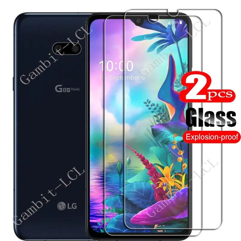 

Закаленное защитное стекло для LG G8X ThinQ 6,4 дюйма, 2 шт., защитная пленка для экрана LGG8XThinQ LGG8X G8XThinQ V50S LM-G850