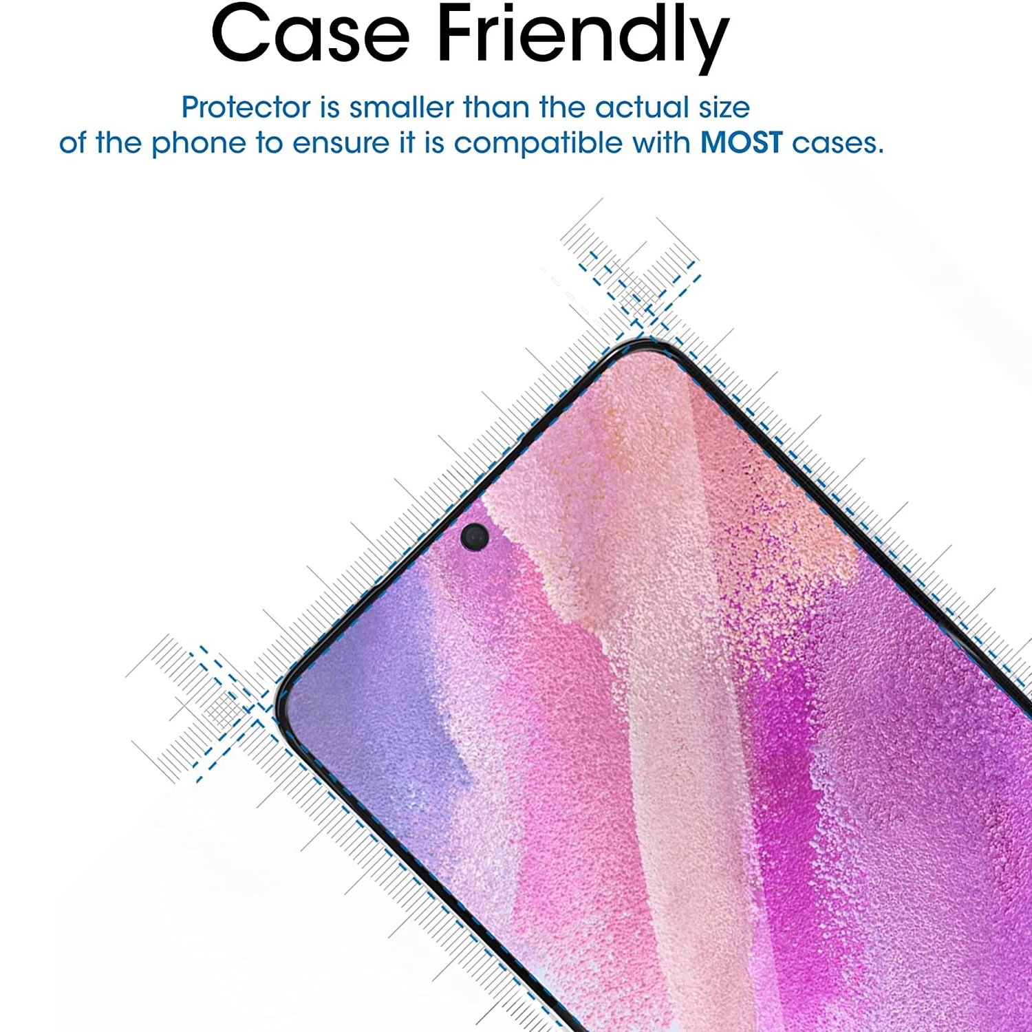 Premium 9H Tempered Glass Screen Protector Film (2/4 Pack)