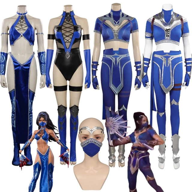 Fantasia Cosplay de Jogo Mortal Kombat para Mulher, Macacão Feminino, Maiô  para Halloween, Fato Carnaval, 11-Mileena - AliExpress