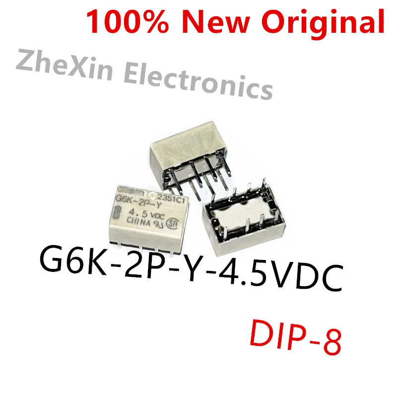 5PCS/Lot   G6K-2P-Y-3VDC 、G6K-2P-Y-4.5VDC 、G6K-2P-Y-5VDC 、G6K-2P-Y-12VDC 、G6K-2P-Y-24VDC    New Original Signal Relay  G6K-2P-Y