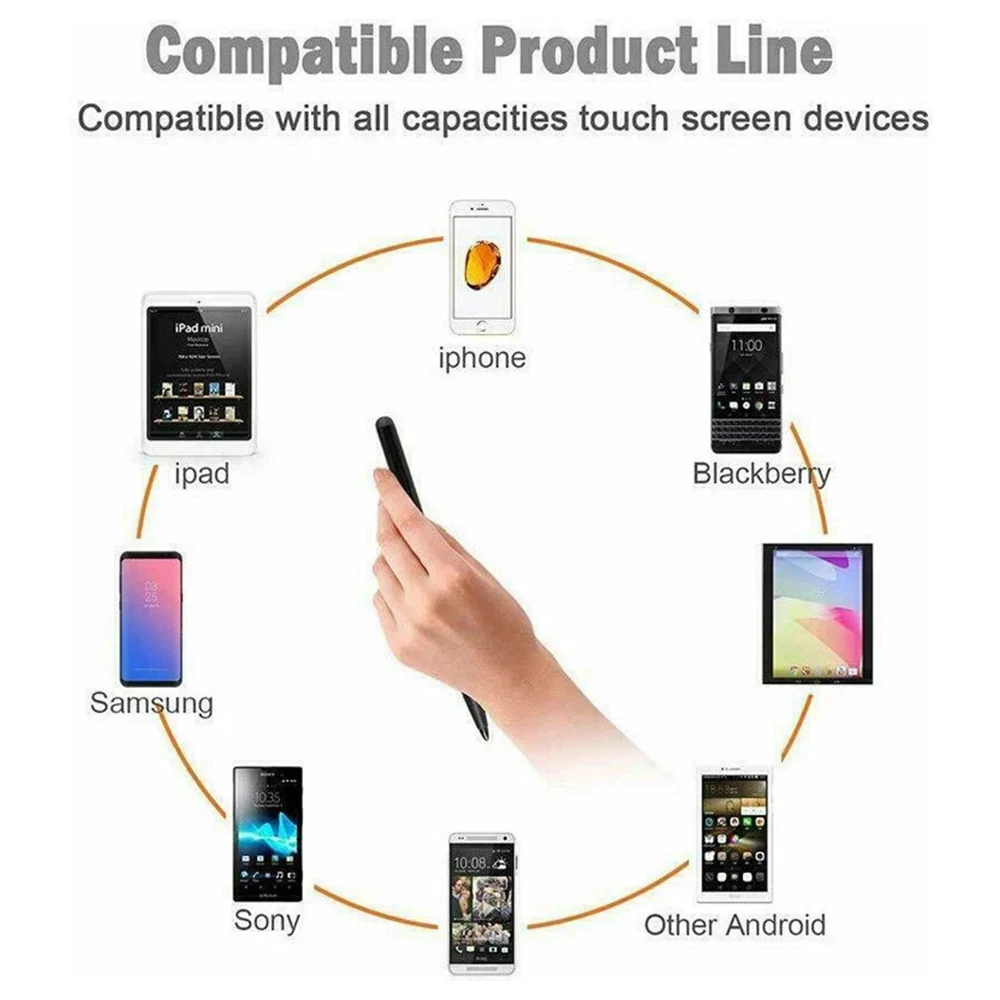 Universal Stylus Pencil For Iphone Ipad Samsung Xiaomi Pad Tablet Laptop Touch Screen Pens Portable 3 In 1 Touchscreen Pens