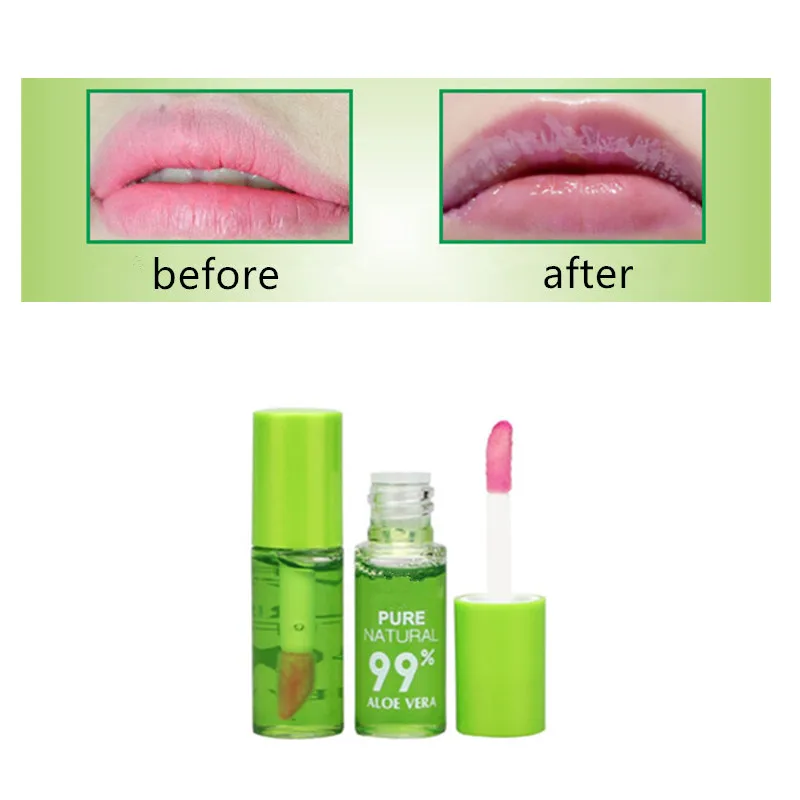 Aloe Lip gloss Lips Makeup Moisturizer Nutritious Liquid Lipstick Aloe