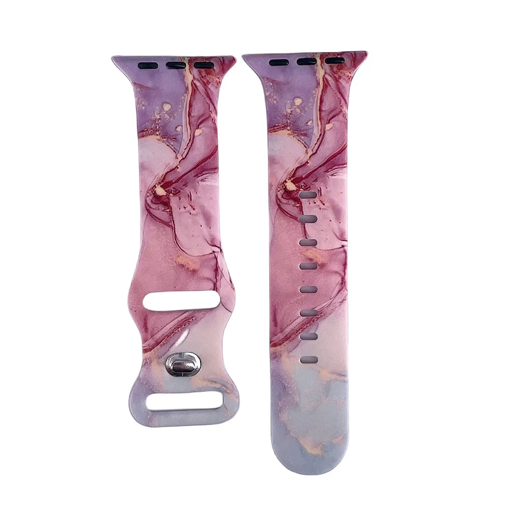 Vibrant Patterned Silicone Watch Strap - Premium Quality & Stylish Design