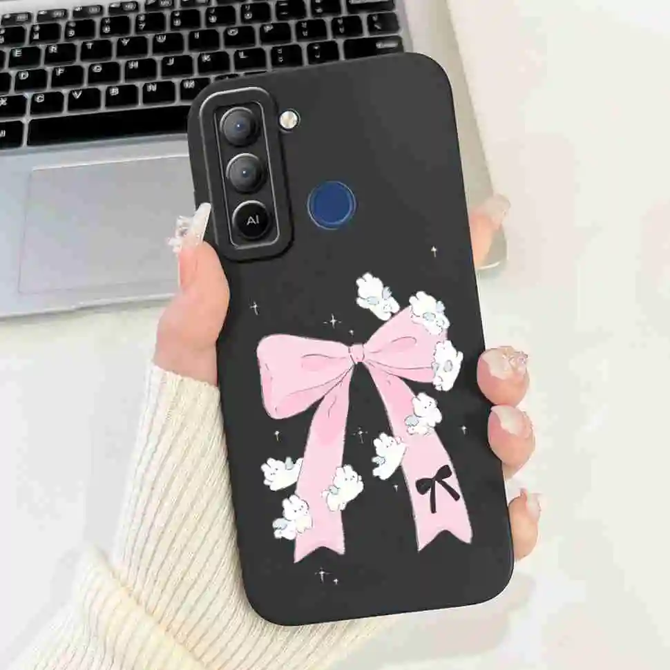 Tecno Pop 5 LTE Shockproof Painted Silicone Phone Case
