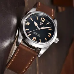 2023 Leather PAGANI DESIGN Wristwatch Pd1751 Men NH35 Automatic Mechanical Watch Stainless Steel 36MM Sapphire Waterproof Clock