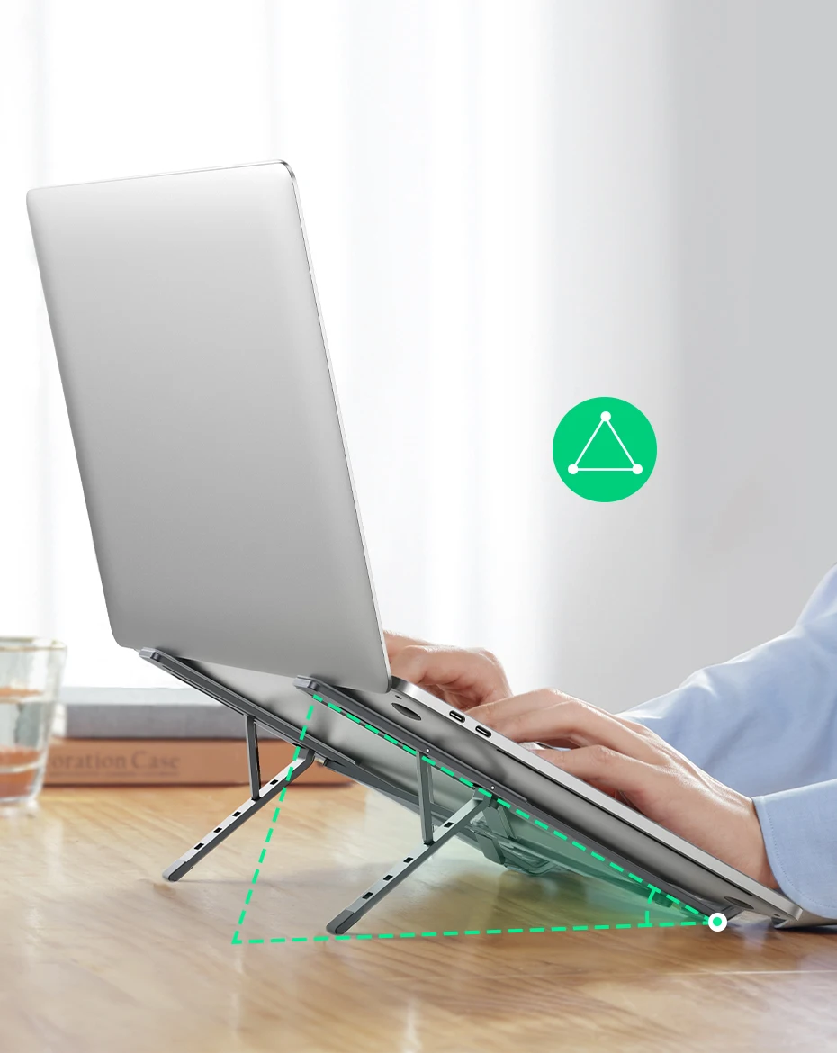 UGREEN-Suporte dobrável de alumínio vertical para laptop,