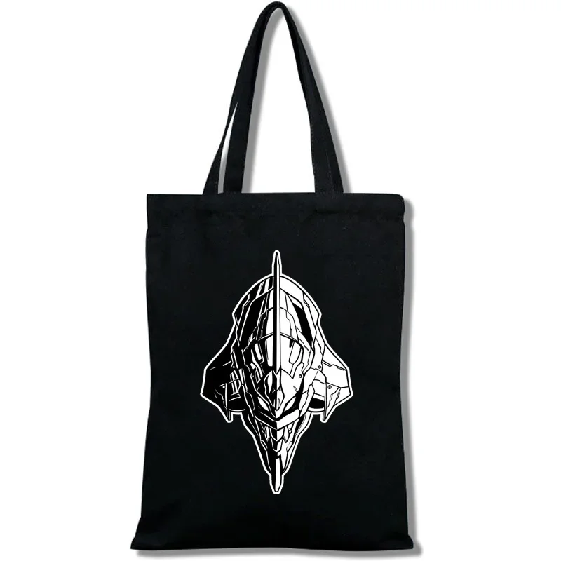 

New Anime NEON GENESIS EVANGELION EVA kawaii Figure handbag Large capacity shopping bag canvas bag Cosplay props Gifts