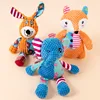 Pet Dog Plush Toy Cute Fox Elephant Bite Resistant Interactive Squeaky Dog Chewing Toy Dog Teeth Cleaning Sounding Doll Chew Toy 3