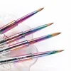 Lootaan Kolinsky Acrylic Nail Brush For Acrylic Application Nail Art Pen for Professional DIY Home Salon Manicure Extension Tool 5
