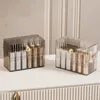Acrylic Lipstick Organizer Box Makeup Brushes Holder Dustproof Cosmetic Skincare Eyeshadow Palette Home Desktop Storage Case 1