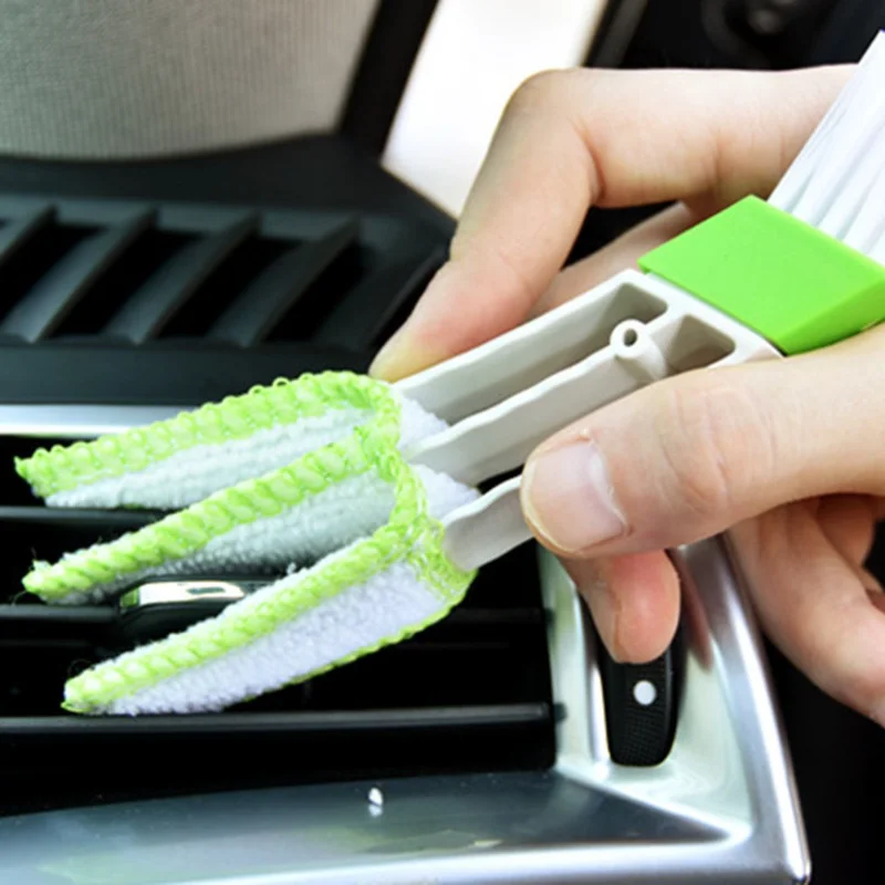Auto Air Conditioning Outlet Cleaning Brush Dashboard Dust Brush Interior Cleaning Keyboard Blind brush Car accessories