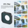 PULUZ Action Camera CPL ND32 ND16 ND8 UV Lens Filter For GoPro HERO13 Black/12 Black/11 Black/11 Black Mini/10 Black /9 Black 5
