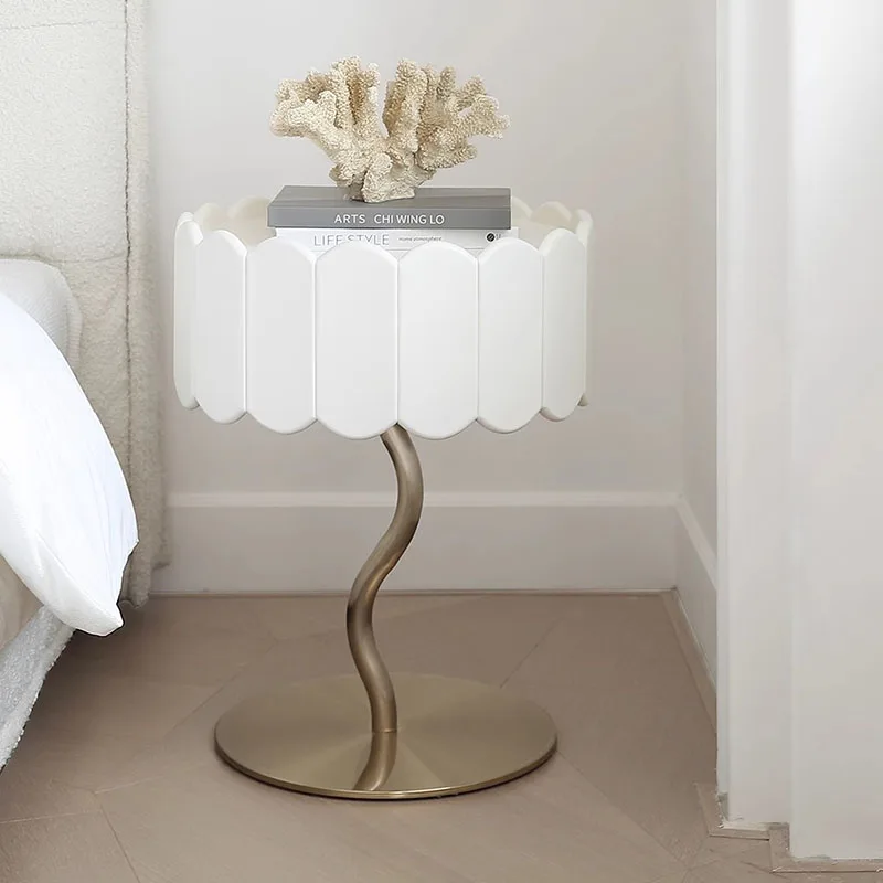 

Round Pretty Nightstand Industrial Tall Desk Bedside Nightstand Side Table Sideboard Mesitas De Noche Madera Bedroom Furniture