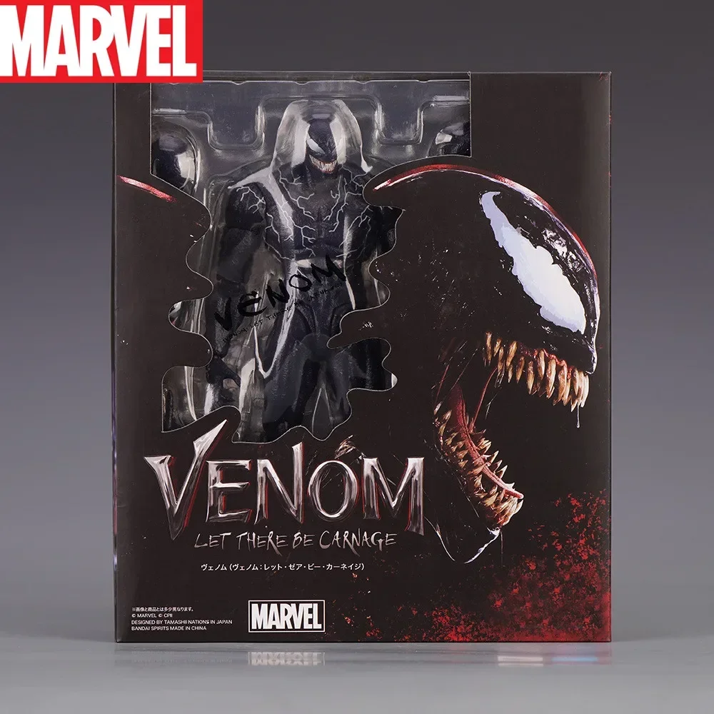 

20cm Marvel Venom 2 SHF Legends Action Figure Joint Movable Toys Change Face Statue Model Doll Collectible Ornaments Toy Gift