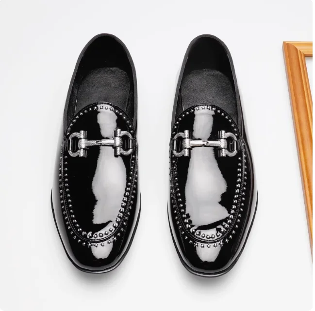 Men's shoes, style, leather man, round head, laces, leather-made, formal wedding wear, high-grade