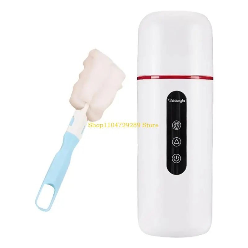 D8KE 500ml 자동차 가열 케틀 누출 방지 디자인 커피 및 음료를 쉽게 휴대 할 수 있습니다.