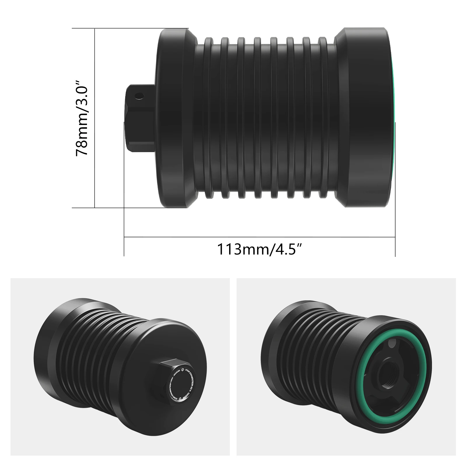 Für Harley Street Glide Road Glide Road King Electra Glide Ölfilter Kit Für Harley Fat Boy FLFB S Fat Bob FXFB S Street Bob – Detail 2