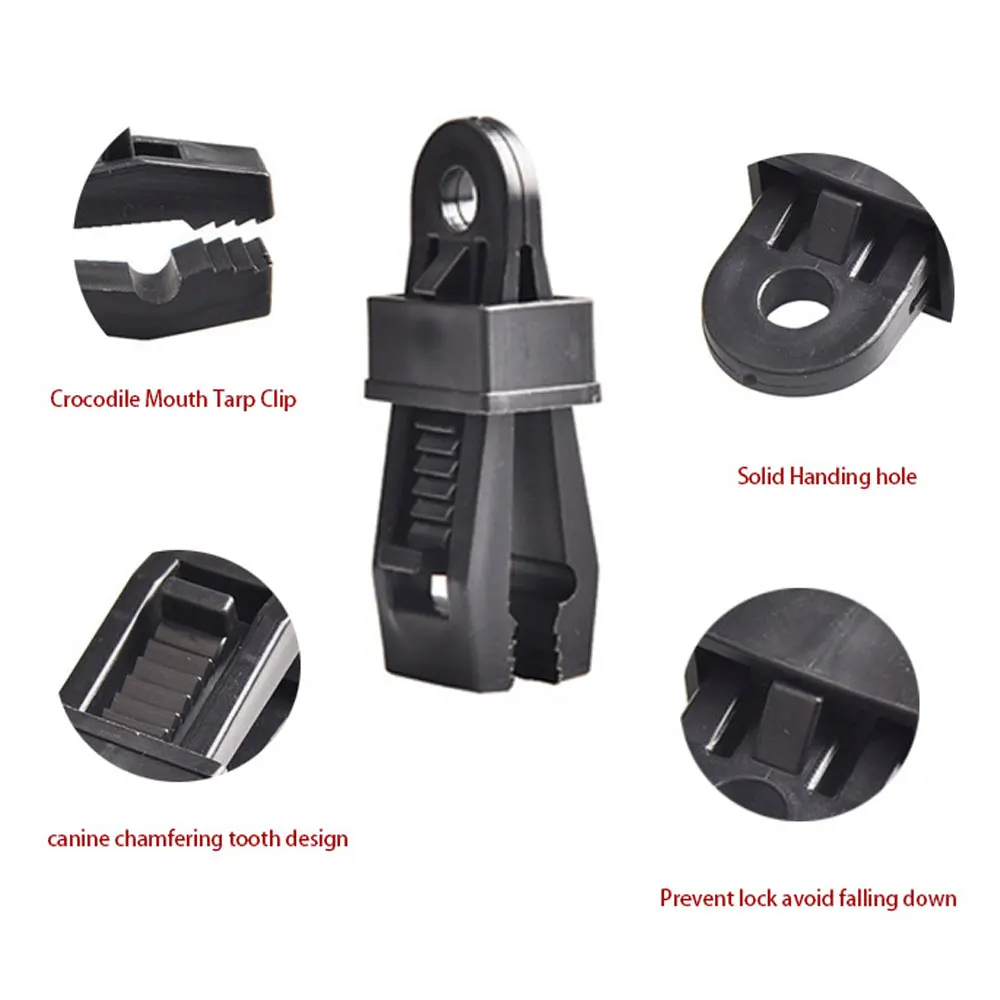 Adjustable Heavy Duty Lock Grip For Tarp & Shade Cloth Plastic Clips shade cloth clips
