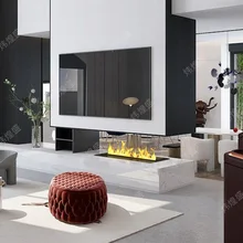  5 Years Warranty Factory Price 1500cm Length Electric Water Vapor 3d Flame Fireplace 