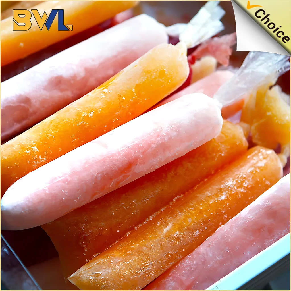 Ice Bag Making Disposable Popsicle Ice Bag 100-1000PCS Home-made Cream Self-sealing Transparent Food Fruit