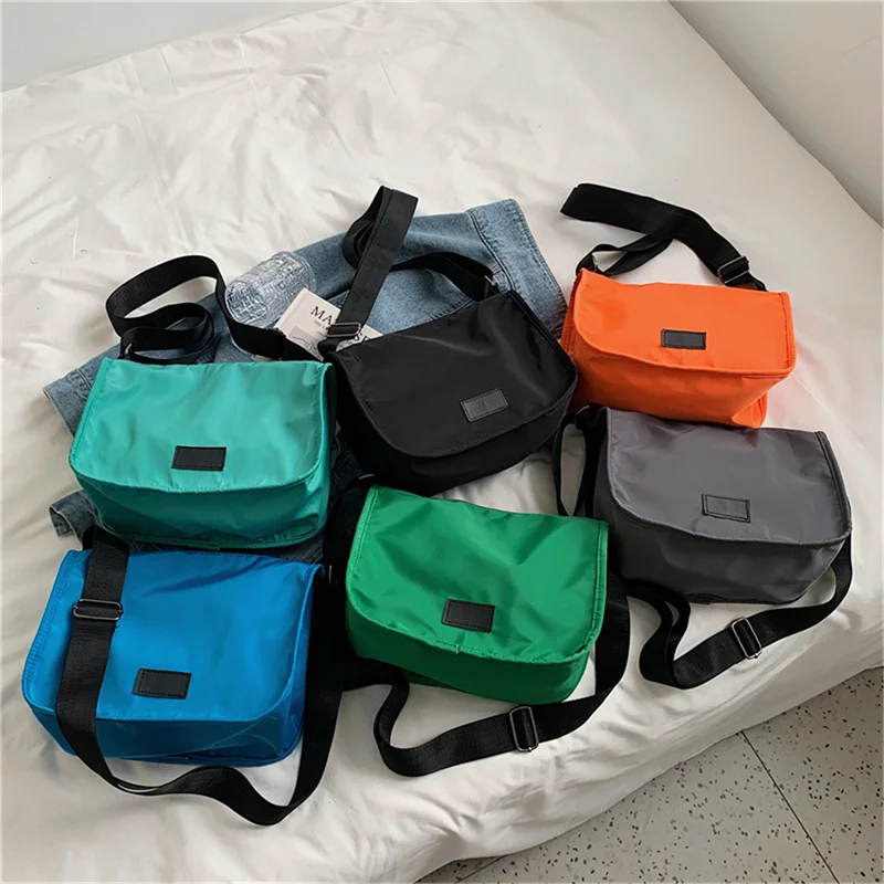 

Fashion Nylon Sling Bag Neutral Large Capacity Shoulder Handbags Crossbody Bags