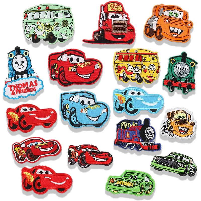 

Термоклейкие нашивки с вышивкой Disney Cars Lightning McQueen