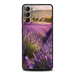 Elegant Lavender Purple Floral Phone Case - Soft Protective Cover - Samsung S20 Plus (A1)
