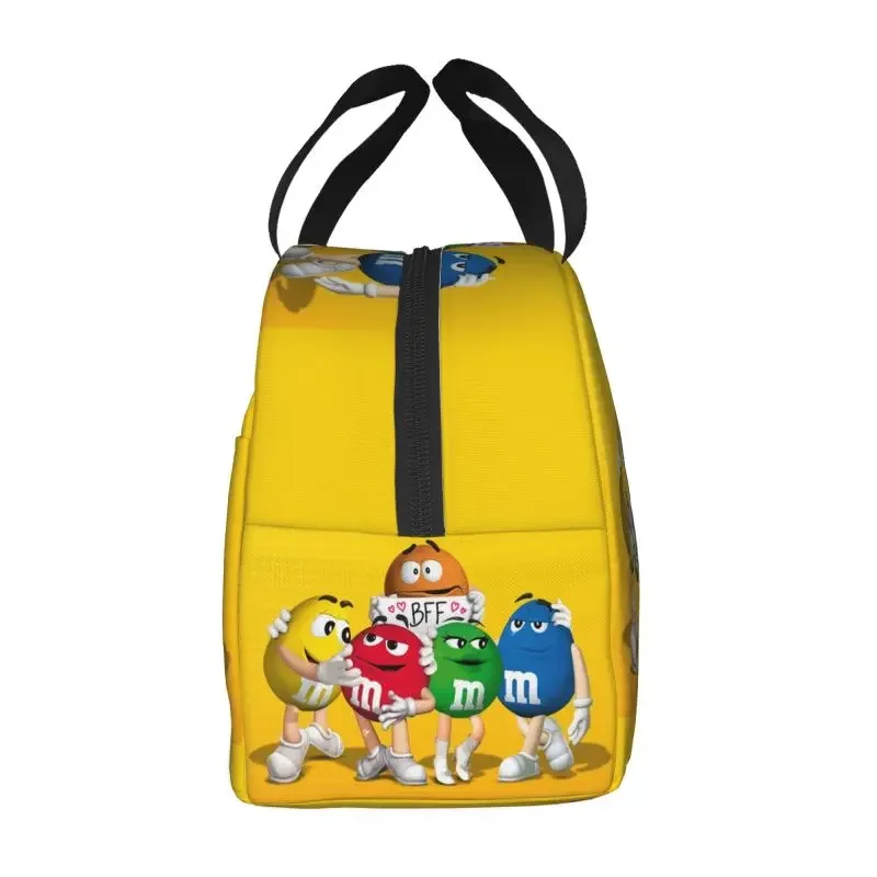 M And MS Candy Character Lunch Bag Women Cooler Thermal Insulated Lunch Box for Adult Office 2