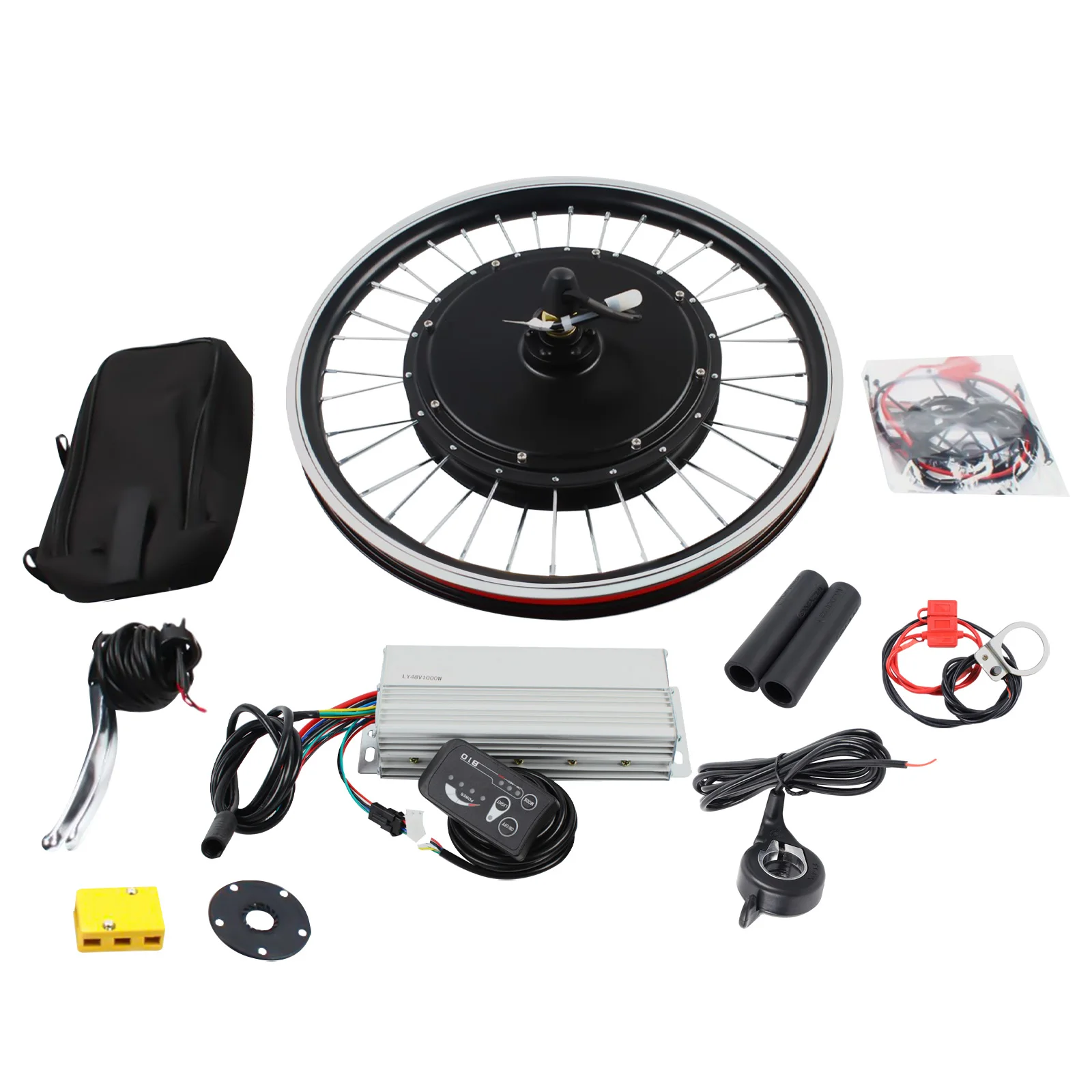 17 Inch 1000 Watt 48 Volt Ebike Conversion Kit Front Wheel Hub