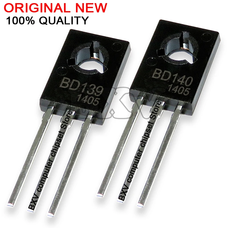 20PCS BD139 BD140 10Pair ( 10PCS BD139 + 10PCS BD140 ) TO126 TO-126 new voltage regulator IC voltage regulator ic