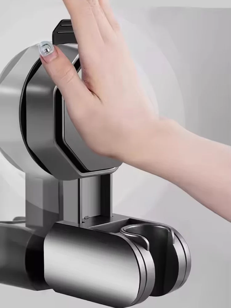 New Shower Holder Adjustable Self-Adhesive Punch Free Wall Stand Mounted Restroom Showerhead Holder Shower Bathroom Accessories