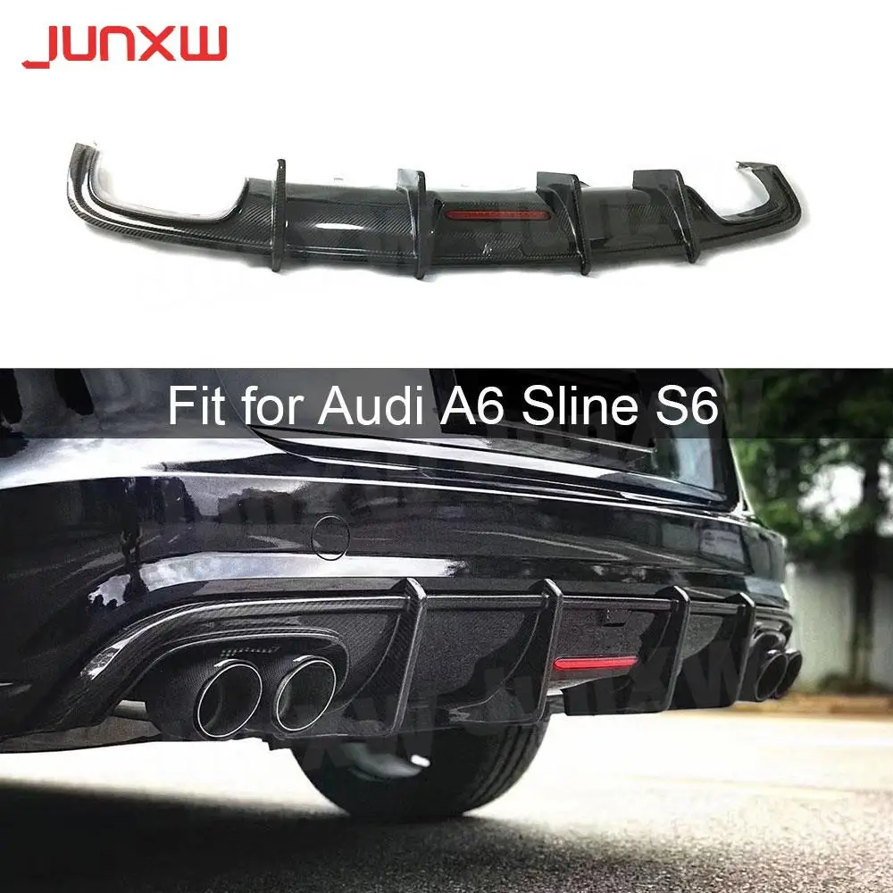 

Задний диффузор для Audi A6 Sline S6 C7 C7.5 2013-2020