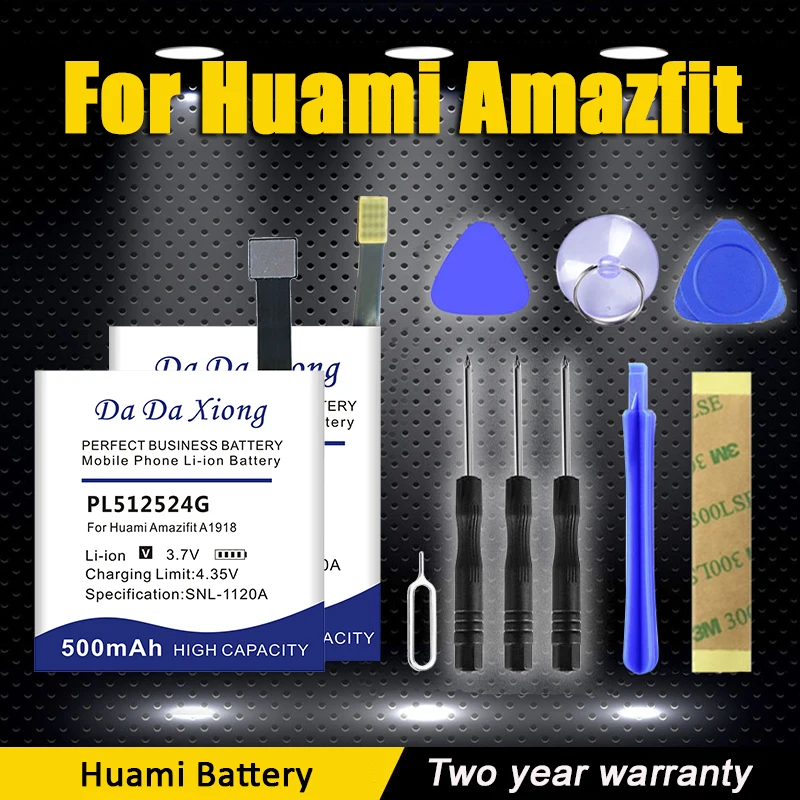 Nuova Batteria Pl322728V Per Huami Amazfit Gts Gtr 2 3 4 T-Rex Verge A1805 A1602 A1914 A1928 A2010 Pl382222Gh 42Mm Mini Lite Pro