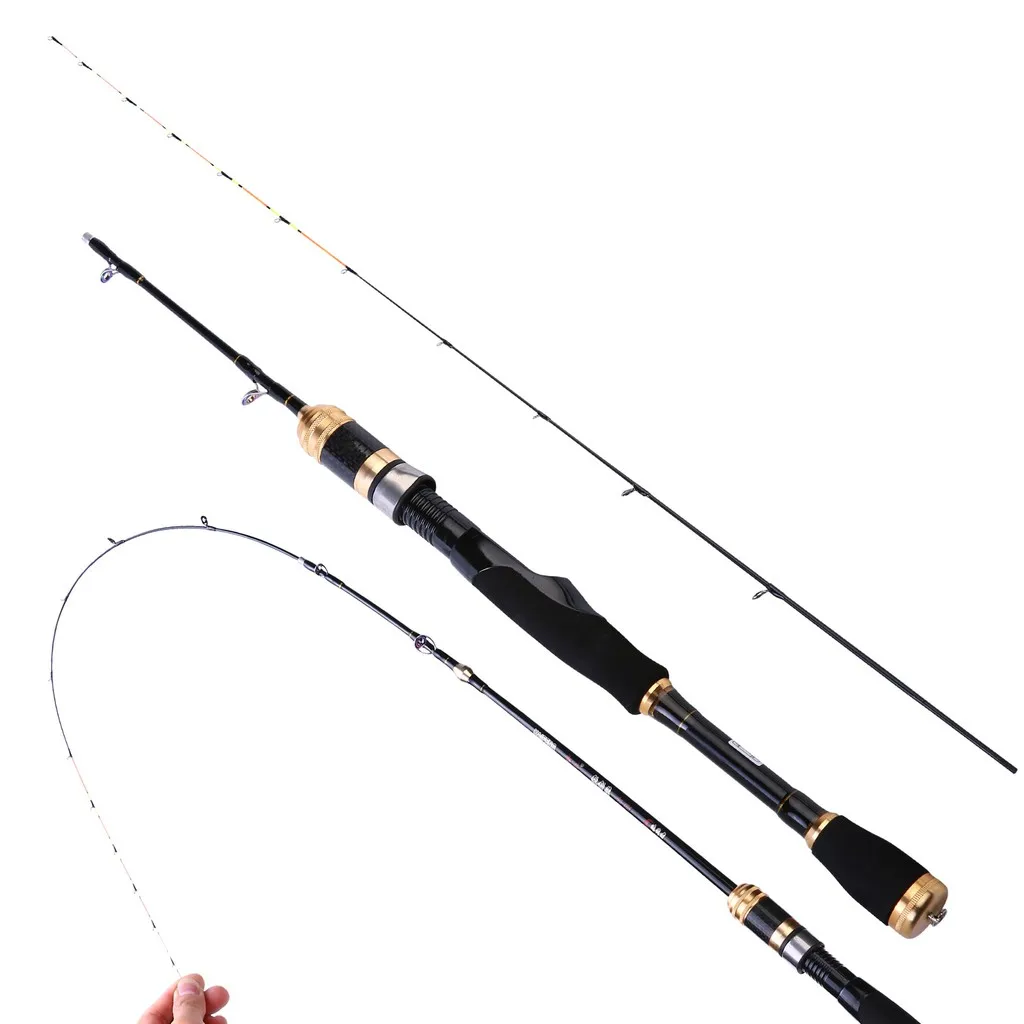 RICHCAT Travel Fishing Rod, Telescopic Surf Fishing Pole Spinning Rod Fast  Action MH Power for Inshore Saltwater Freshwater Bank Fishing