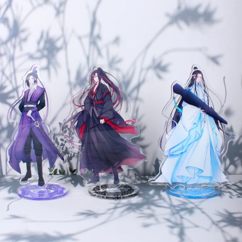 はち‼️甥っ子念入りバッグcharm⭐️黒魔術セット Anime Mo Dao Zu Shi akrylowy stojak Model płyta Untamed Lan