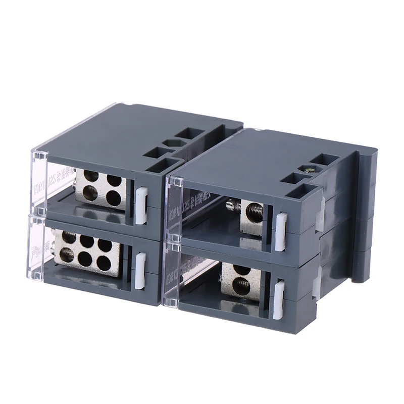 1PCS 1 in 1/2/4/6 Out 150A Din Rail Terminal Block Distribution Box One in Multiple Out Power Junction Box for Circuit Breaker