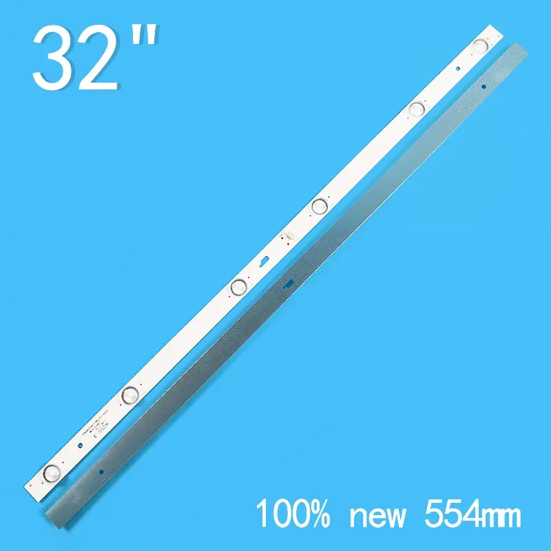 

New 2PCS/lot 554mm 6LEDs 3V For 32" LCD TV 4C-LB320T-GY6 4C-LB320T-JF3 L32S64TE5W TH32D500C 32L2600C 32L26CMC 32HB3103