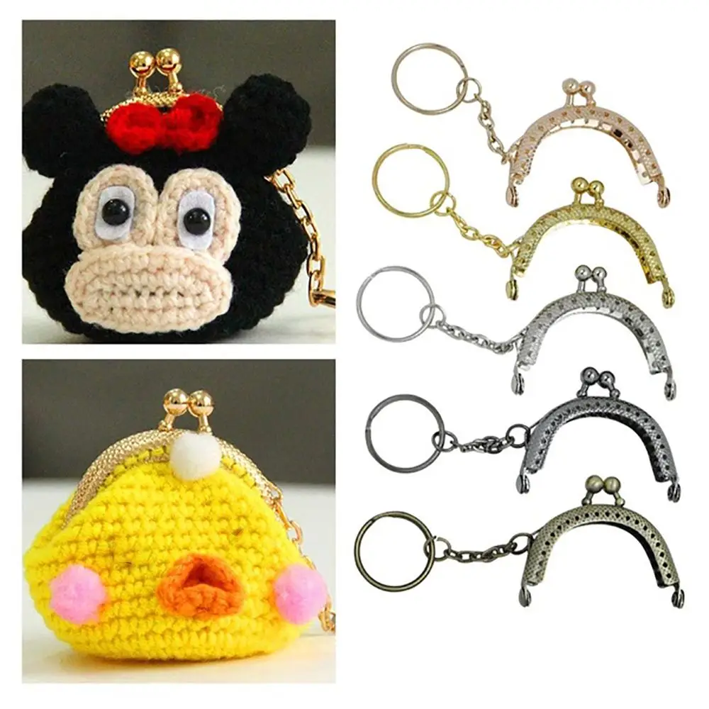 

U Shape Ball Head Metal Bags Part Replacement DIY Craft Kiss Clasp Lock Coin Purse Frame Wallet Accessory Clutch Lock