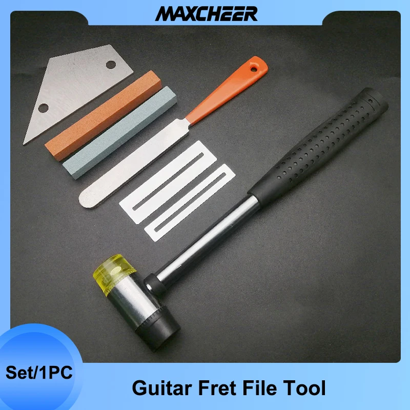 

Guitar Fret Crowning File Leveling Tool Grinding Protectors Repair Part Set Guitar Repair Tool for Luthier Free Shipping