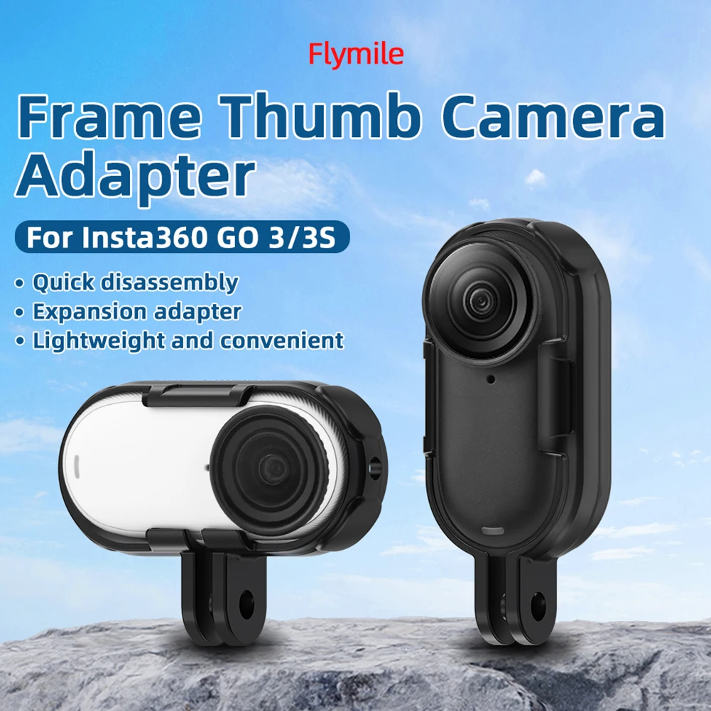Insta360 GO 3 GO 3S 수직 및 수평 액션 마운트 세트 어댑터 마운트 긴 나사 열 방출 브래킷 보호 케이스