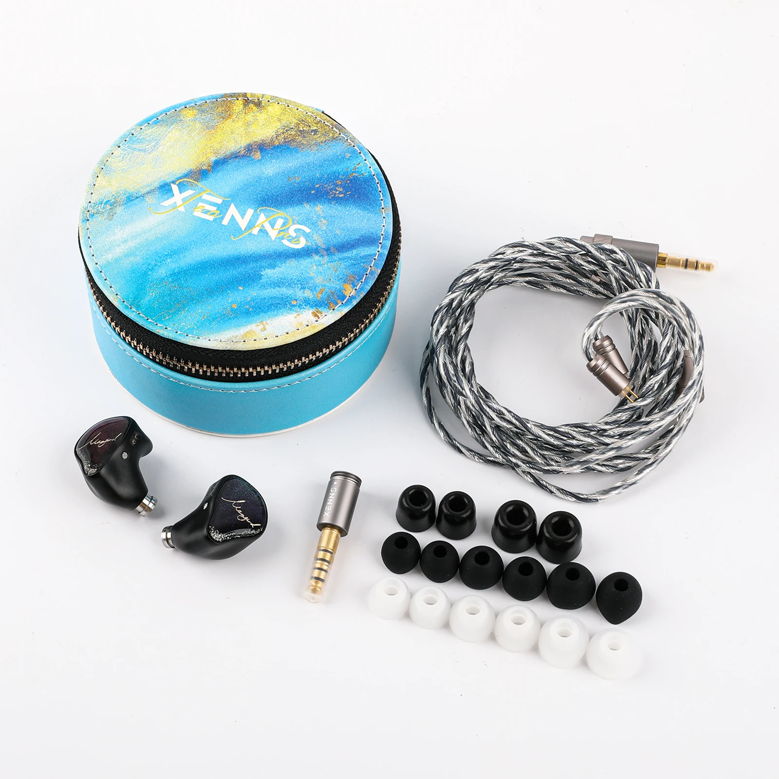 Xenns Mangird Tea Pro 2024 Updated 6BA + 2DD Hybrid Hifi IEM Music Monitor DJ Studio Audiophiles Musician Bass Stereo Earphones 6