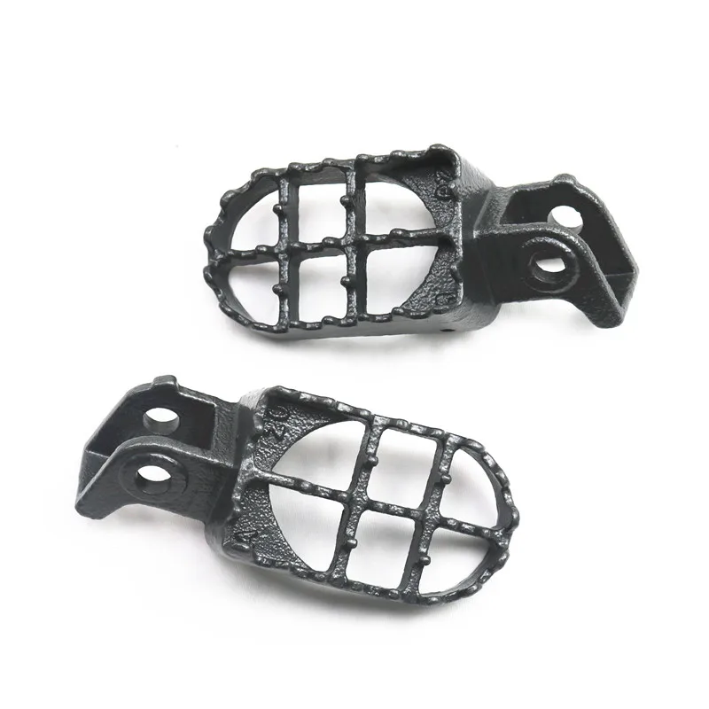 Grigio Acciaio Pedane Per 88-94 Honda Cr125 Cr250 Cr500 Cr 125 250 500 Dirt Bike