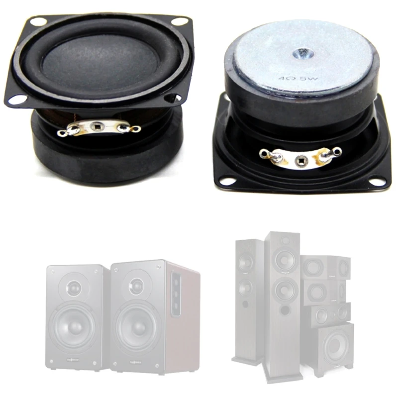 

Replacement 2 Inch Outer Magnet Speaker Versatile 4Ohm Speaker Unleash Powerful Sound Perfect Replacement for Devics