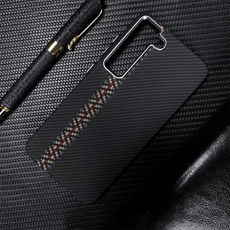 حافظة لهاتف سامسونج جالاكسي S25 الترا من ألياف الك...