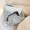 Gold Silver Handmade Yarn Metallic Yarn Hand Knitting Handbag Popular Same Style Skein Crochet Thread Glitter Hand-woven Yarn 4