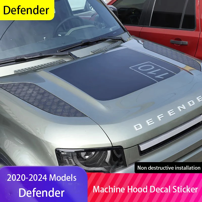 

Модифицированная наклейка на автомобиль Land Rover Defender 90/110/130, наклейка на капот, декоративные модификации автомобильных наклеек